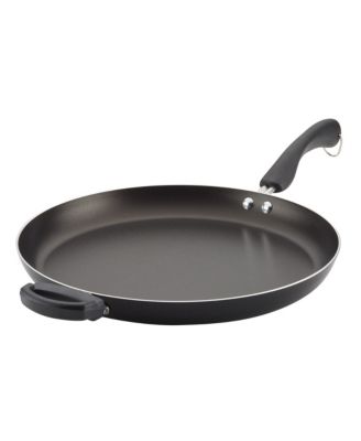 Farberware - Aluminum Nonstick Skillet with Helper Handle, 14-Inch, Black