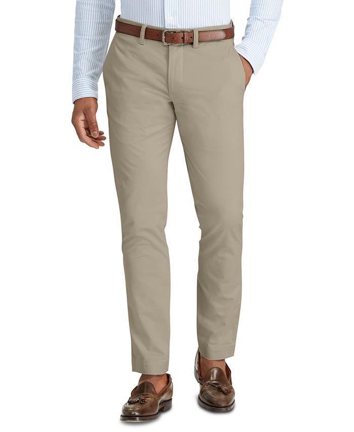 Polo Ralph Lauren Men's Straight-Fit Stretch Chino Pants & Reviews ...