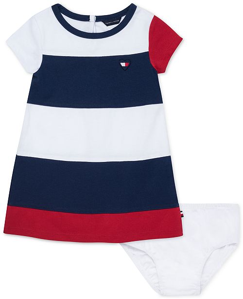 Tommy Hilfiger Baby Girls Colorblocked Dress Reviews All Girls