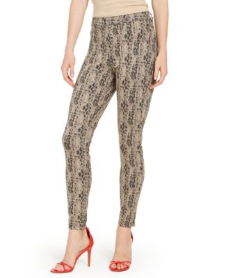 hue leopard print denim leggings - Cheap Sale - OFF 64%