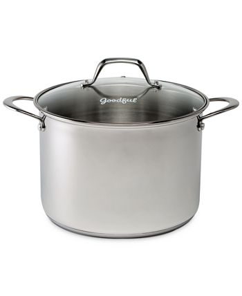 Goodful Aluminum Non-Stick Dutch Oven With Tempered Glass Steam
