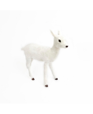 Gerson & Gerson 355-Inch-Tall White Baby Deer with Head Up Some assembly required