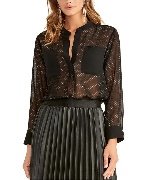 Rachel Rachel Roy Winona Printed Shirt Reviews Tops Women