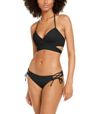 strappy halter bikini top