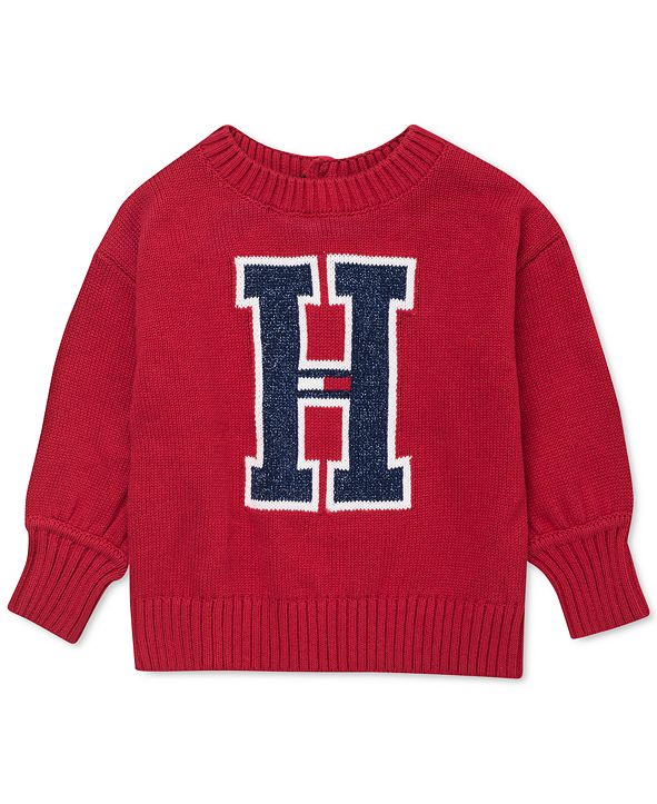 Tommy Hilfiger Baby Girls Big H Sweater & Reviews - Sweaters - Kids ...