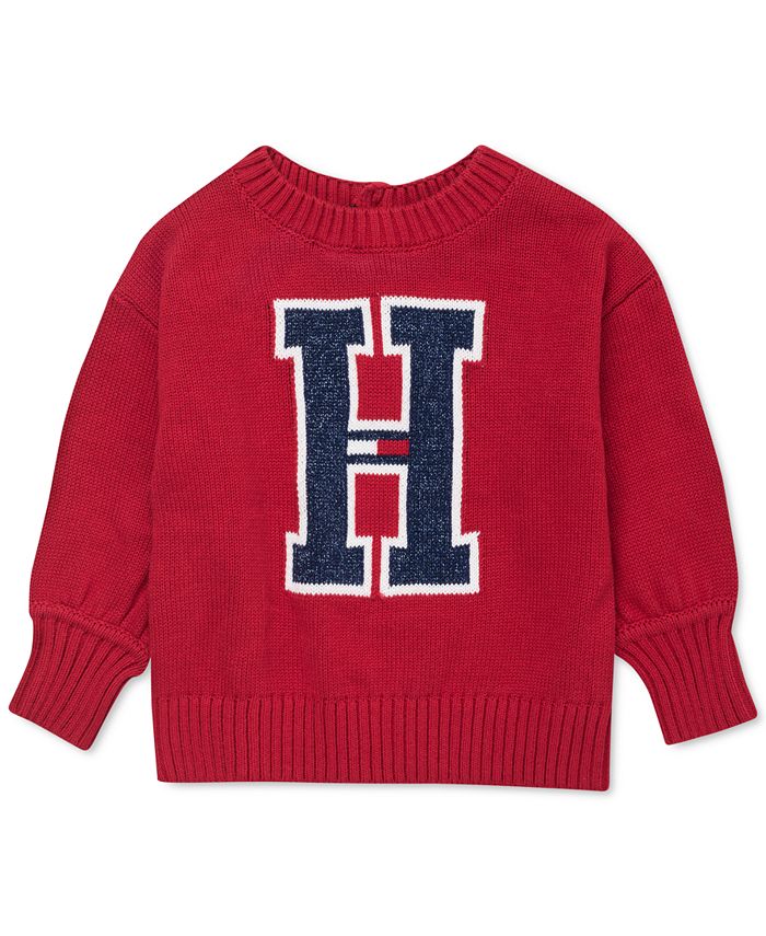 zelfstandig naamwoord Sceptisch Concurreren Tommy Hilfiger Baby Girls Big H Sweater & Reviews - Sweaters - Kids - Macy's