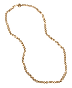 image of Miriam Haskell 8 mm Pearl Strand Long Necklace