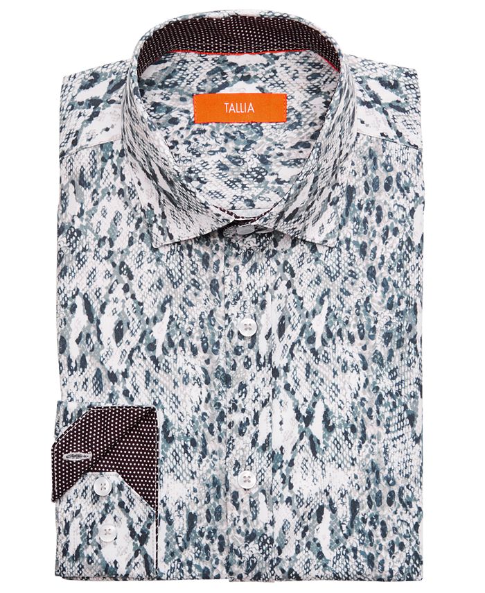 Snakeskin dress shirt hot sale