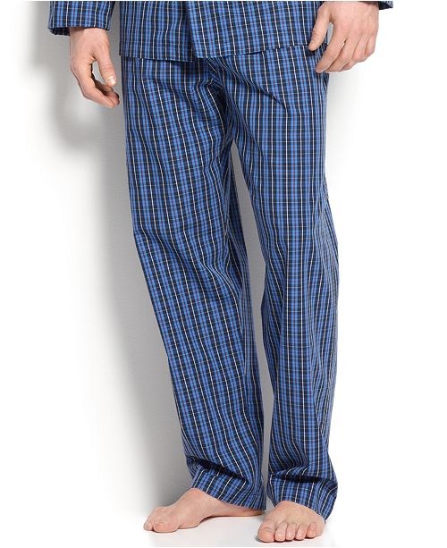 polo plaid pajama pants