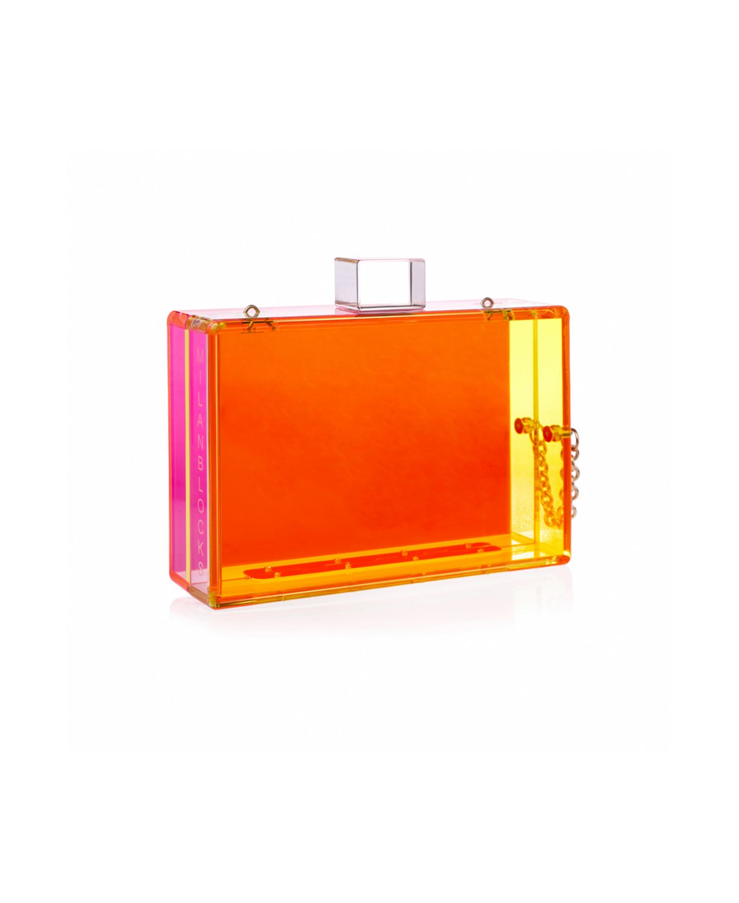 Женский клатч Milanblocks Trendy Transparent Acrylic Clutch, цвет: Прозрачный — фото 6
