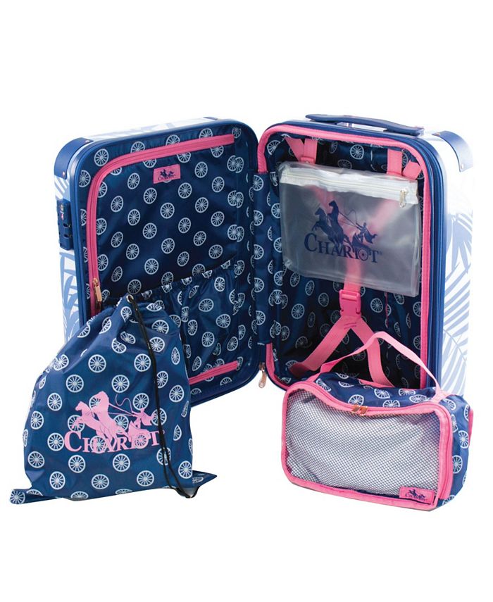 Chariot Fern 2 Piece 20" CarryOn and Beauty Case Set Macy's