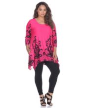 Pink Plus Size Tunic Tops: Shop Plus Size Tunic Tops - Macy's