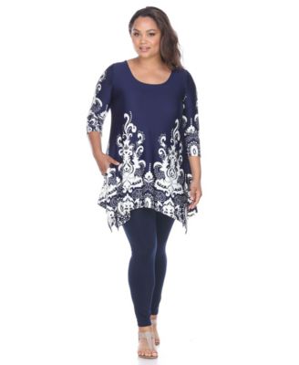 Plus Yanette Tunic Top