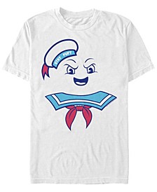 Ghostbusters Men's Stay Puft Big Face Halloween Costume Short Sleeve T-Shirt