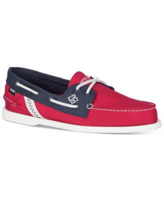 sperry red boat shoes