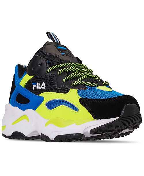 Fila Big Boys Ray Tracer Casual Sneakers From Finish Line