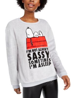 Peanuts - Juniors' Snoopy Sweatshirt