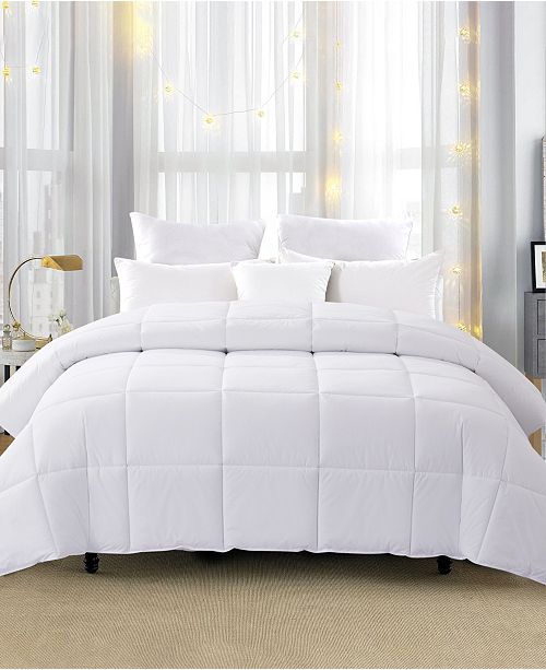 Unikome 600 Fill Power White Down Year Round Comforter Size Twin