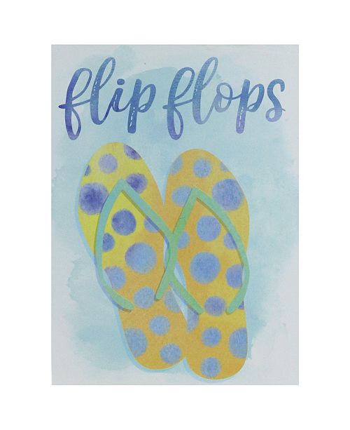 Northlight Decorative With Polka Dots Flops Wooden Wall Plaque