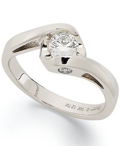 Sirena Diamond Engagement Ring in 14k White Gold (1/2 ct. t.w.)