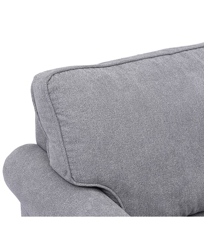 Furniture Ladlow 90" Fabric Roll Arm Sofa, Created for Macy's Macy's