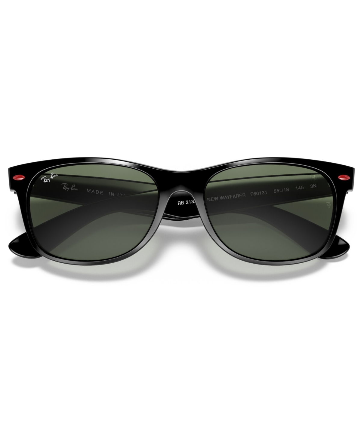 Shop Ray Ban Unisex Sunglasses, Rb2132m Scuderia Ferrari Collection 55 In Black,green