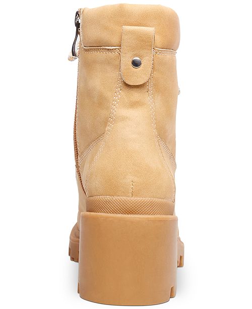 madden girl lace up lug boot