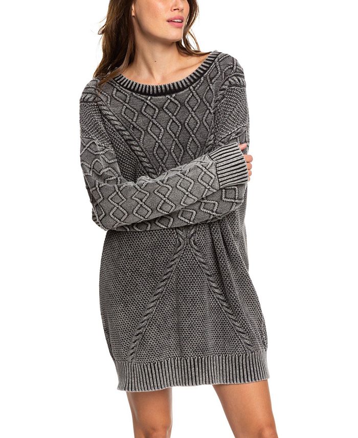 Roxy Juniors' Snow Day Sweater Dress - Macy's