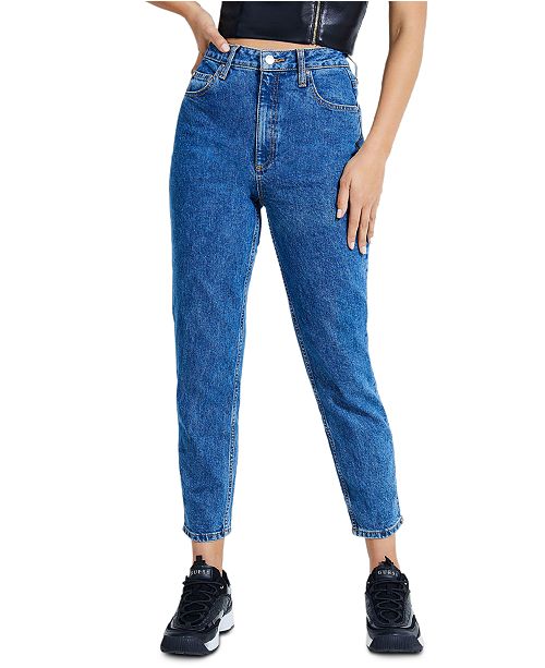 mom jeans green