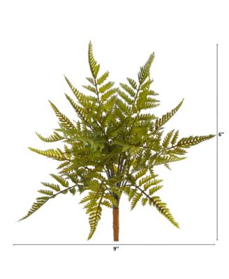 6" Fern Artificial Plant, Set of 6