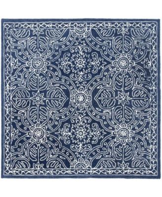 Etienne LRL6603N Navy and Ivory Area Rug Collection
