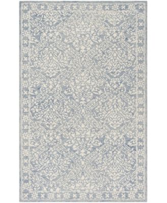  Olivier LRL6935M Blue and Ivory Area Rug Collection