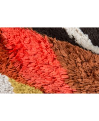 Novogratz Retro Ret-2 Red Area Rug Collection