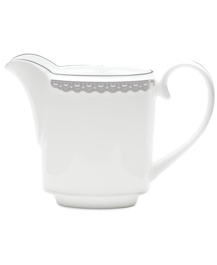 Waterford Lismore Lace Platinum Creamer - Macy's
