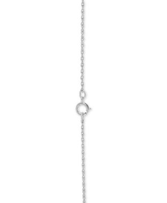 Mom Diamond Heart Necklace in Sterling Silver and 14k Gold (1/10 ct. t.w.)