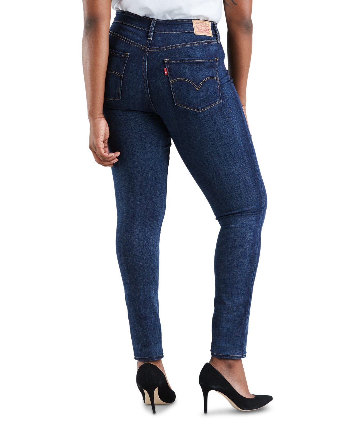 Shop Levi's Women's 721 High-rise Stretch Skinny Jeans