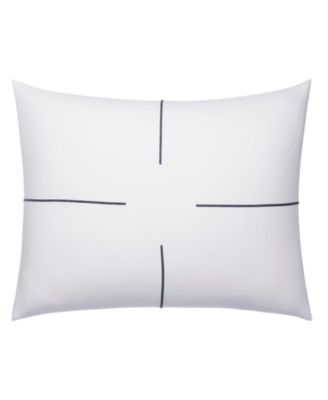 Zig Zag Cotton Sateen 3 Piece Comforter Set, Queen