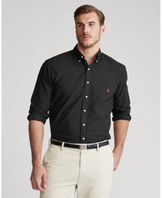 Polo Ralph Lauren Big and Tall Classic Fit Garment-Dyed Long-Sleeve Oxford Shirt & Reviews - Casual Button-Down Shirts Men - Macy's