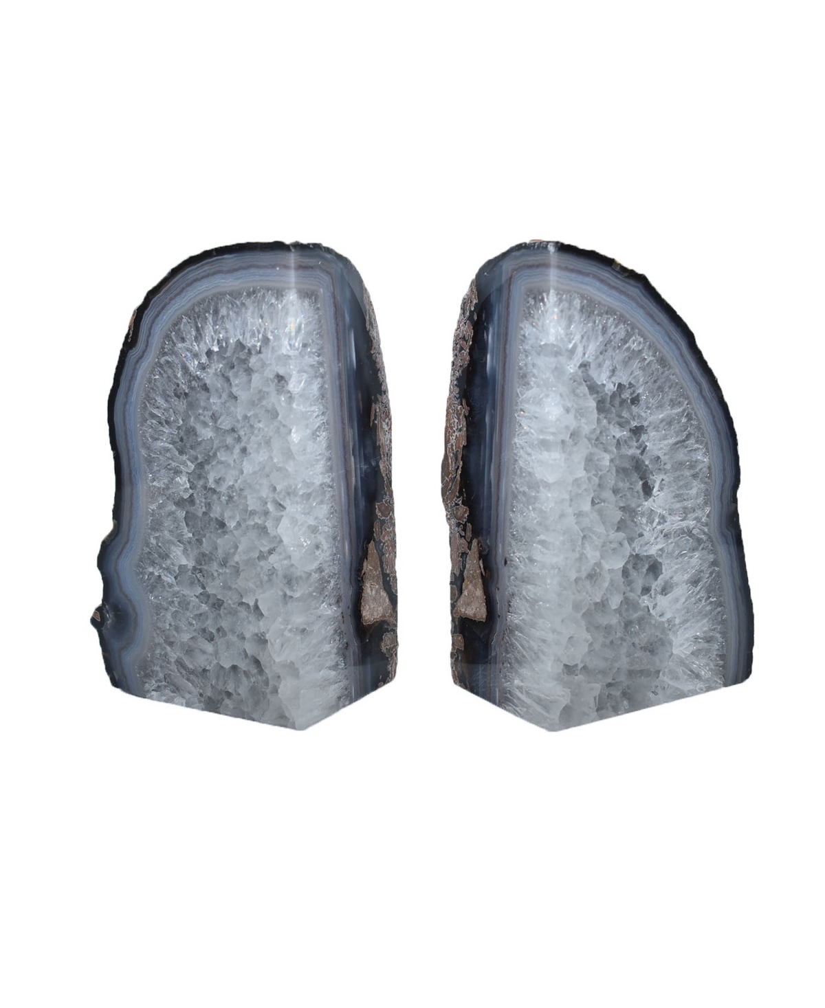 Nature's Decorations - Premium Agate Bookends