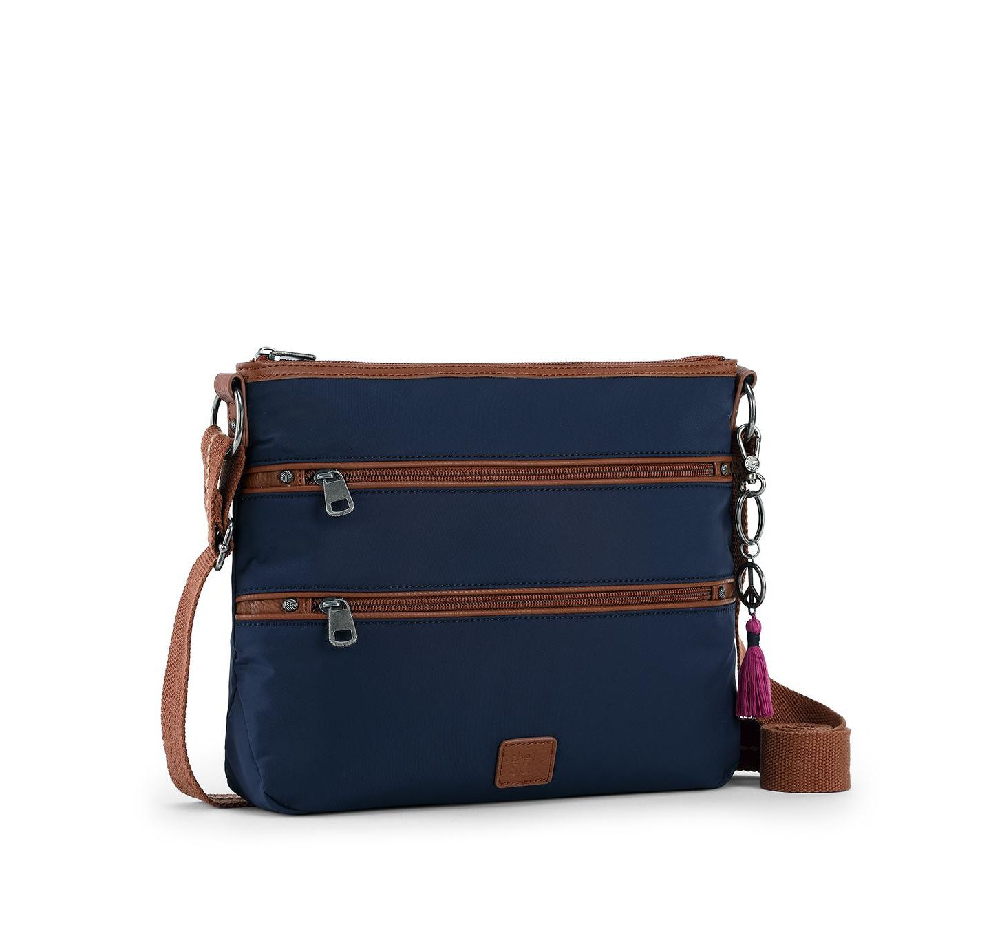 Женская сумка The Sak Esperato Nylon Crossbody, цвет: Чёрный — фото 6