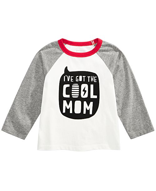 First Impressions Baby Boys Cool Mom Print Cotton T Shirt Created