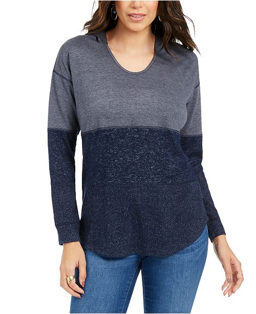 Style Co Colorblocked Hoodie Created For Macy S Reviews