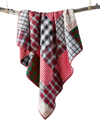 Martha Stewart Collection - Holiday Patchwork Throw