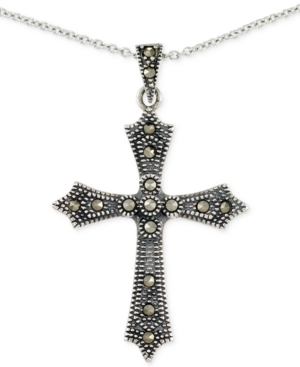 image of Marcasite Cross 18