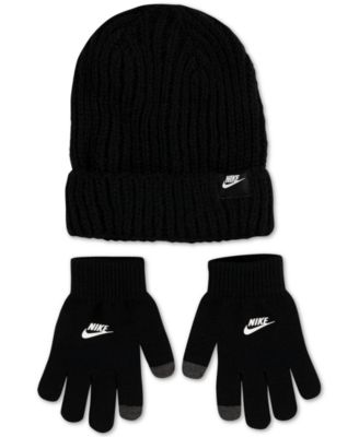 nike beanie and gloves