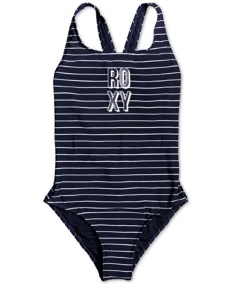 roxy striped swimsuit