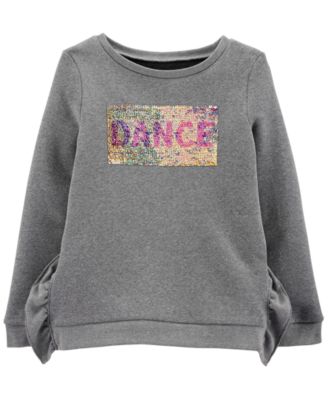 girls flip sequin sweatshirt