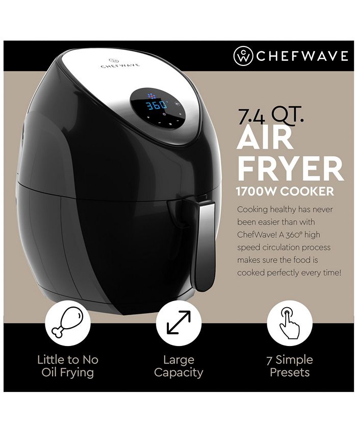 ChefWave 7.4 Quart Air Fryer Macy's