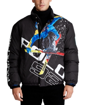 Polo Ralph Lauren Men's Alpine Ski Jacket In Alpine Skier Black