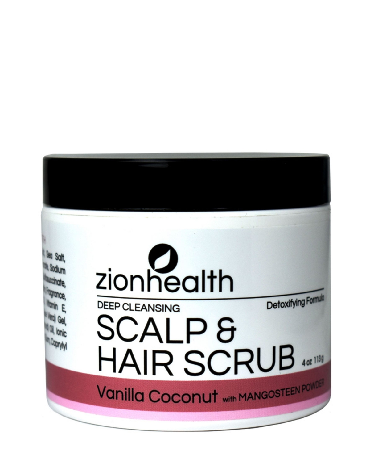 Hair Scrub, Vanilla Coconut Scent, 4 oz - No COLOR
